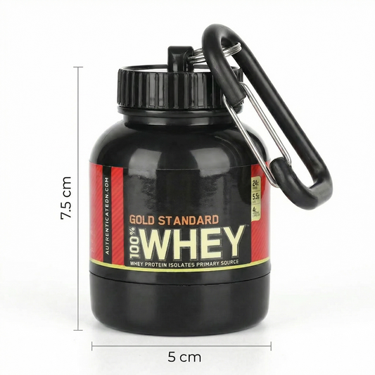 Portable Protein Keychain Case